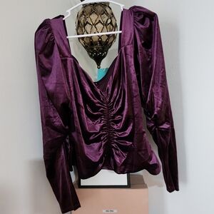 Womens Express Ruched Top Size XL